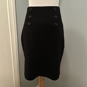 Black pencil skirt